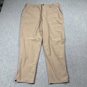 Nomatic Pants Mens 36x30 Khaki Classic Fit Polyester Performance Travel Chinos